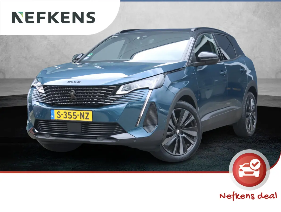 1.2 130pk GT 1ste eigenaar | Panoramadak | FOCAL HI-FI | Black Pack | Navigatie | All-season | trekhaak | 19" LMV