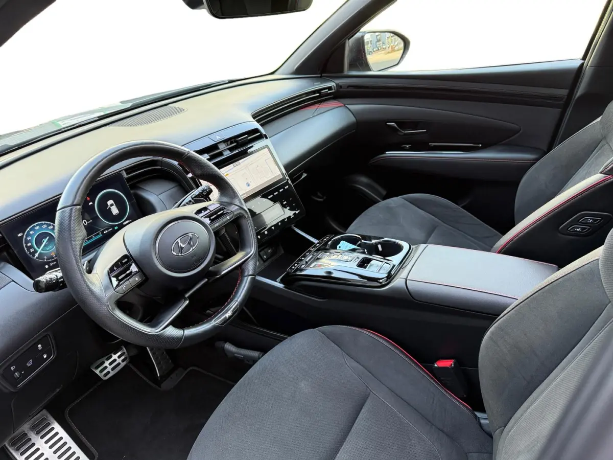 1.6 T-GDI PHEV N Line Sky 4WD | Pano | Trekhaak | Stoelventilatie/Verwarming | Stuurverwarming | 360 Camera | Keyless | Elektrische klep |