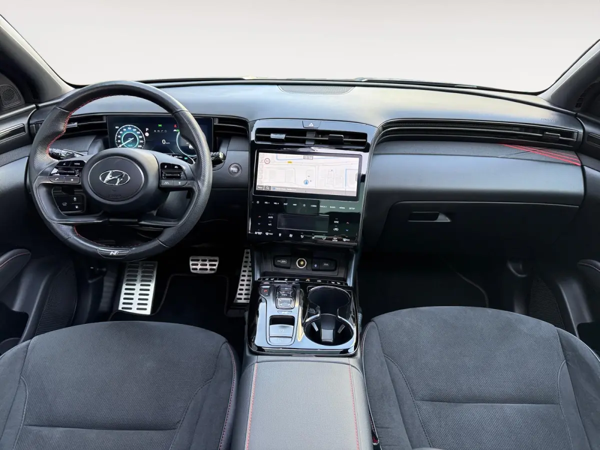 1.6 T-GDI PHEV N Line Sky 4WD | Pano | Trekhaak | Stoelventilatie/Verwarming | Stuurverwarming | 360 Camera | Keyless | Elektrische klep |