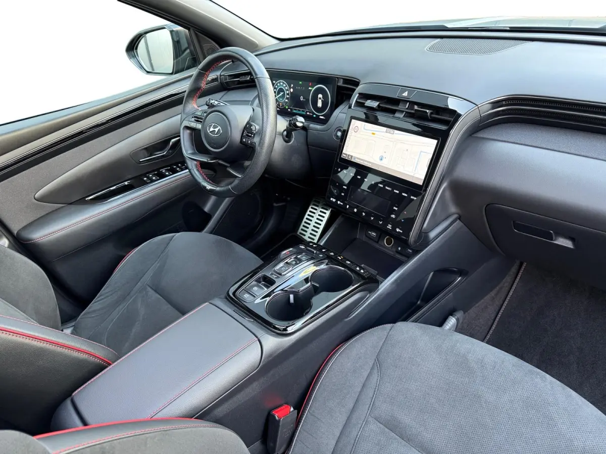 1.6 T-GDI PHEV N Line Sky 4WD | Pano | Trekhaak | Stoelventilatie/Verwarming | Stuurverwarming | 360 Camera | Keyless | Elektrische klep |