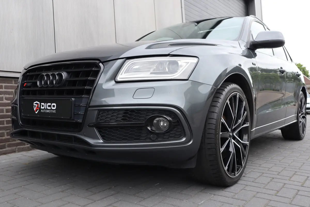 SQ5 3.0 TDI 313 pk SQ5 Quattro Pro Line S-Line / Nieuwstaat/ Carbon/ Pano-Dak/ Keyless/ B&O-Sound/ Bi-Xenon/ Stoel.Verw + Koeling/ Adap.Cruise/ 22'' LMV