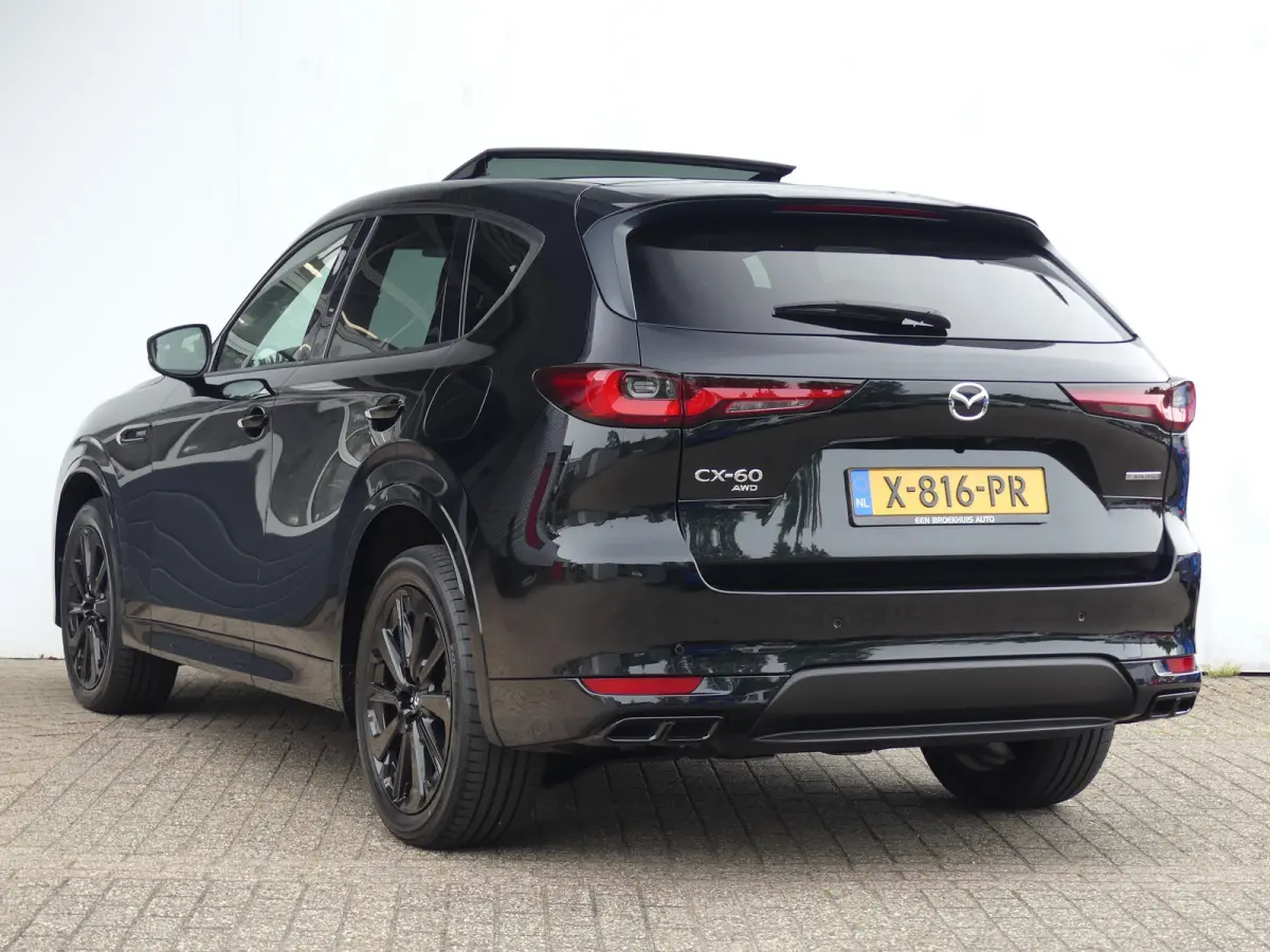 2.5 e-SkyActiv PHEV Homura | PANORAMADAK | ADAPTIVE CRUISE | CAMERA V+A | 360 CAMERA | STUUR+STOELVERWARMING | STOELVENTILATIE | PARKEERSENSOREN V+A | ELEKTRISCHE ACHTERKLEP | HEAD-UP | NAVI