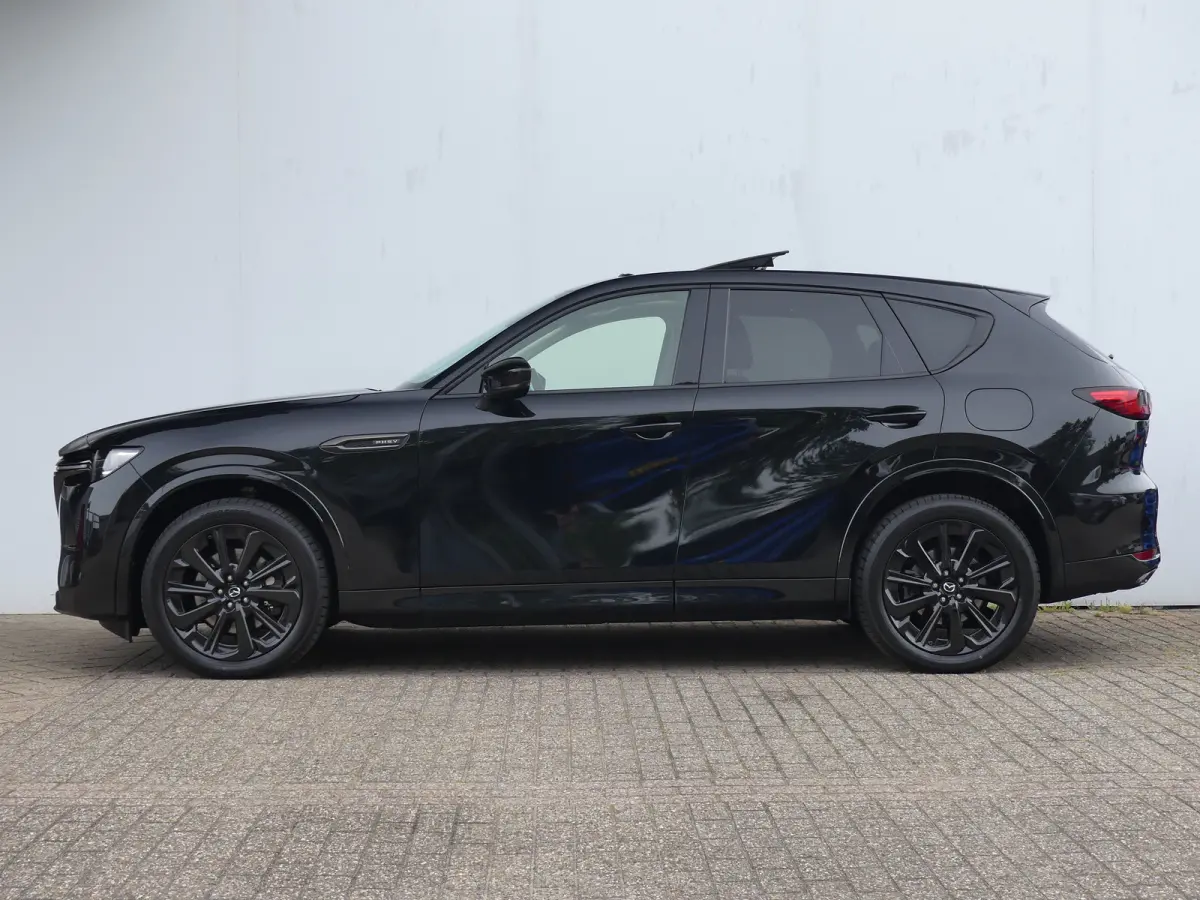 2.5 e-SkyActiv PHEV Homura | PANORAMADAK | ADAPTIVE CRUISE | CAMERA V+A | 360 CAMERA | STUUR+STOELVERWARMING | STOELVENTILATIE | PARKEERSENSOREN V+A | ELEKTRISCHE ACHTERKLEP | HEAD-UP | NAVI