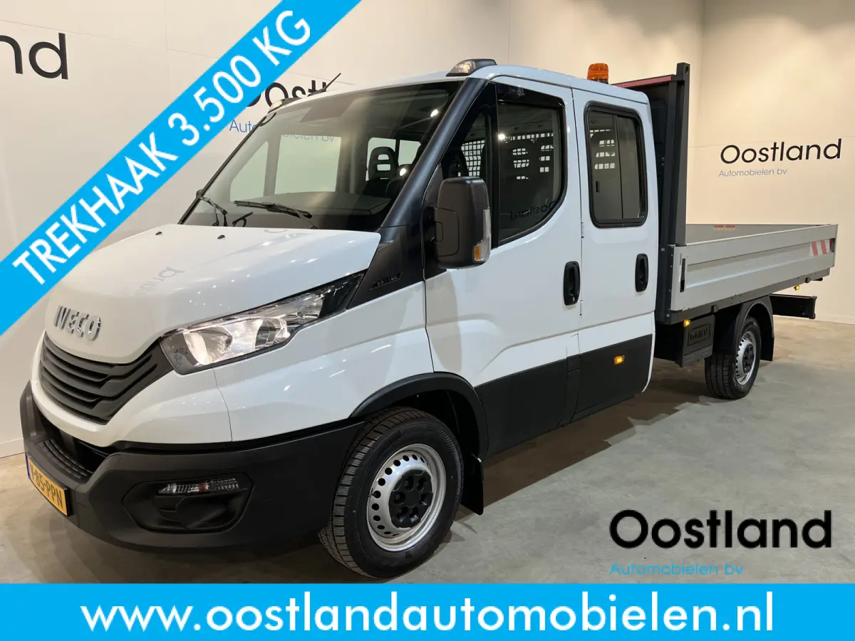 35S16 2.3 375 DC 7 pers. Open Laadbak / Euro 6 / Trekhaak 3.500 KG / Airco / Cruise Control / 32.300 KM !!