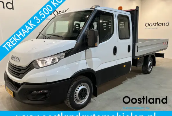 35S16 2.3 375 DC 7 pers. Open Laadbak / Euro 6 / Trekhaak 3.500 KG / Airco / Cruise Control / 32.300 KM !!
