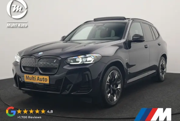 M Sport High Executive 80 kWh 286pk Dealer O.H. SOH 95% | Trekhaak Af Fabriek | Panodak | Head Up | 360 Camera | Harman / Kardon | Lederen Sportstoelen Memory & Verwarmd | Keyless | Blis | S