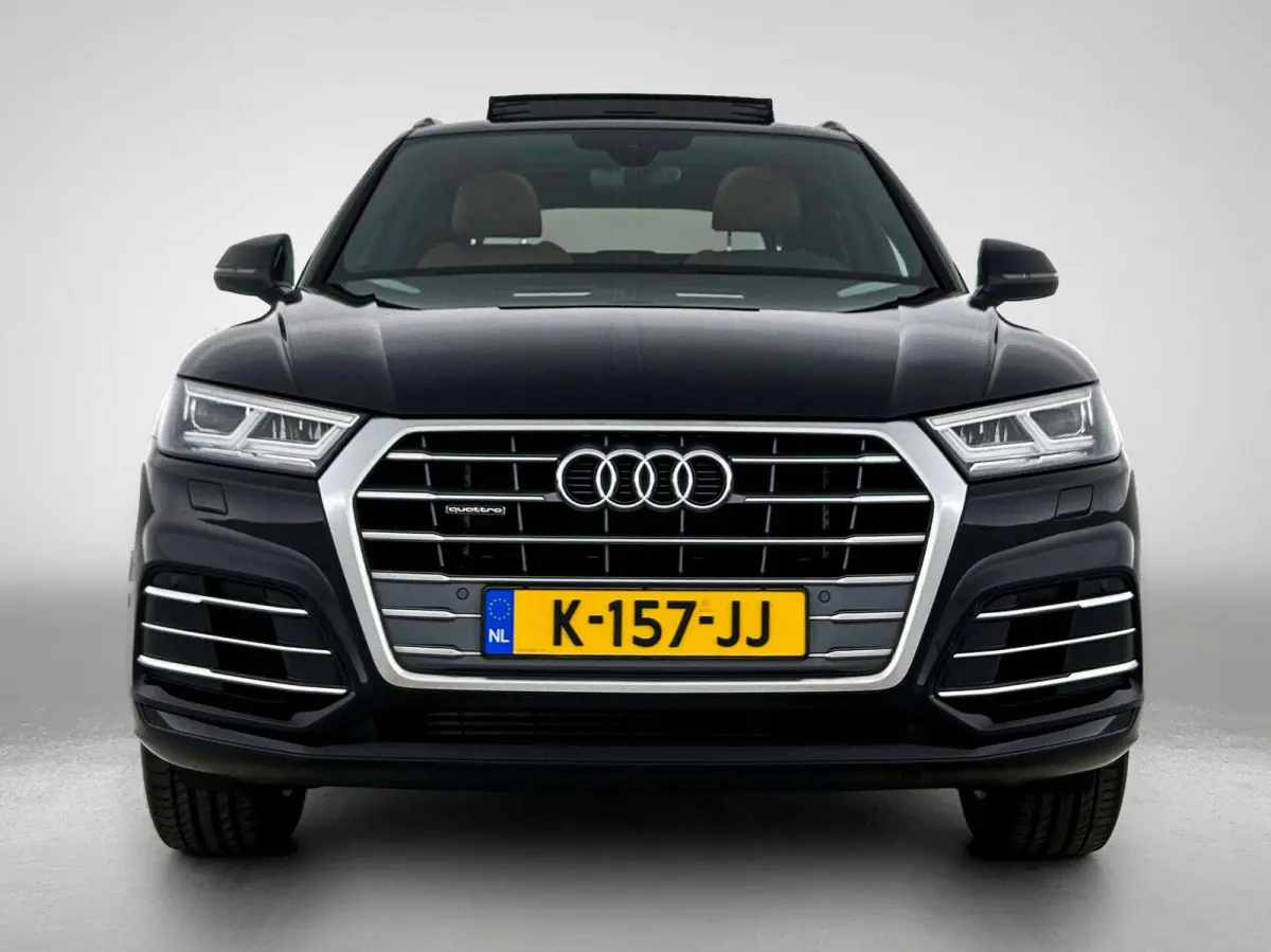 50 TFSI e quattro S edition 299 PK | S-line | Panoramadak | Luchtvering | Navigatie | Trekhaak | Stoelverwarming | Keyless | Apple Carplay | Android Auto | Lichtmetalen velgen | Leder |