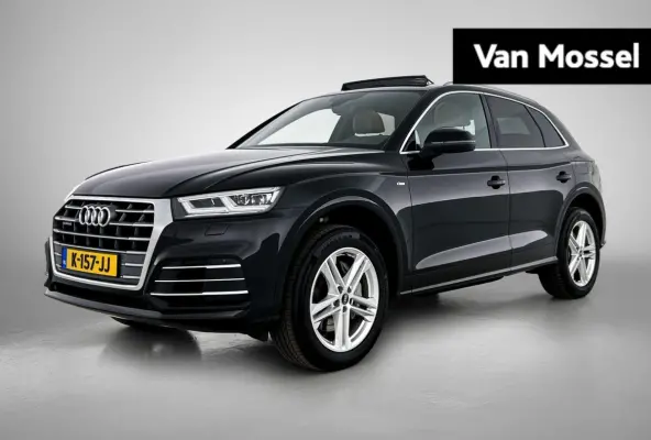 50 TFSI e quattro S edition 299 PK | S-line | Panoramadak | Luchtvering | Navigatie | Trekhaak | Stoelverwarming | Keyless | Apple Carplay | Android Auto | Lichtmetalen velgen | Leder |