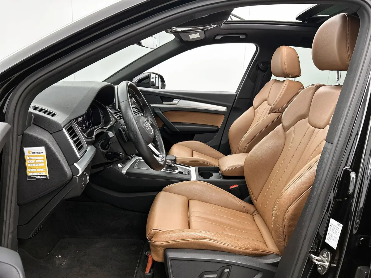 50 TFSI e quattro S edition 299 PK | S-line | Panoramadak | Luchtvering | Navigatie | Trekhaak | Stoelverwarming | Keyless | Apple Carplay | Android Auto | Lichtmetalen velgen | Leder |