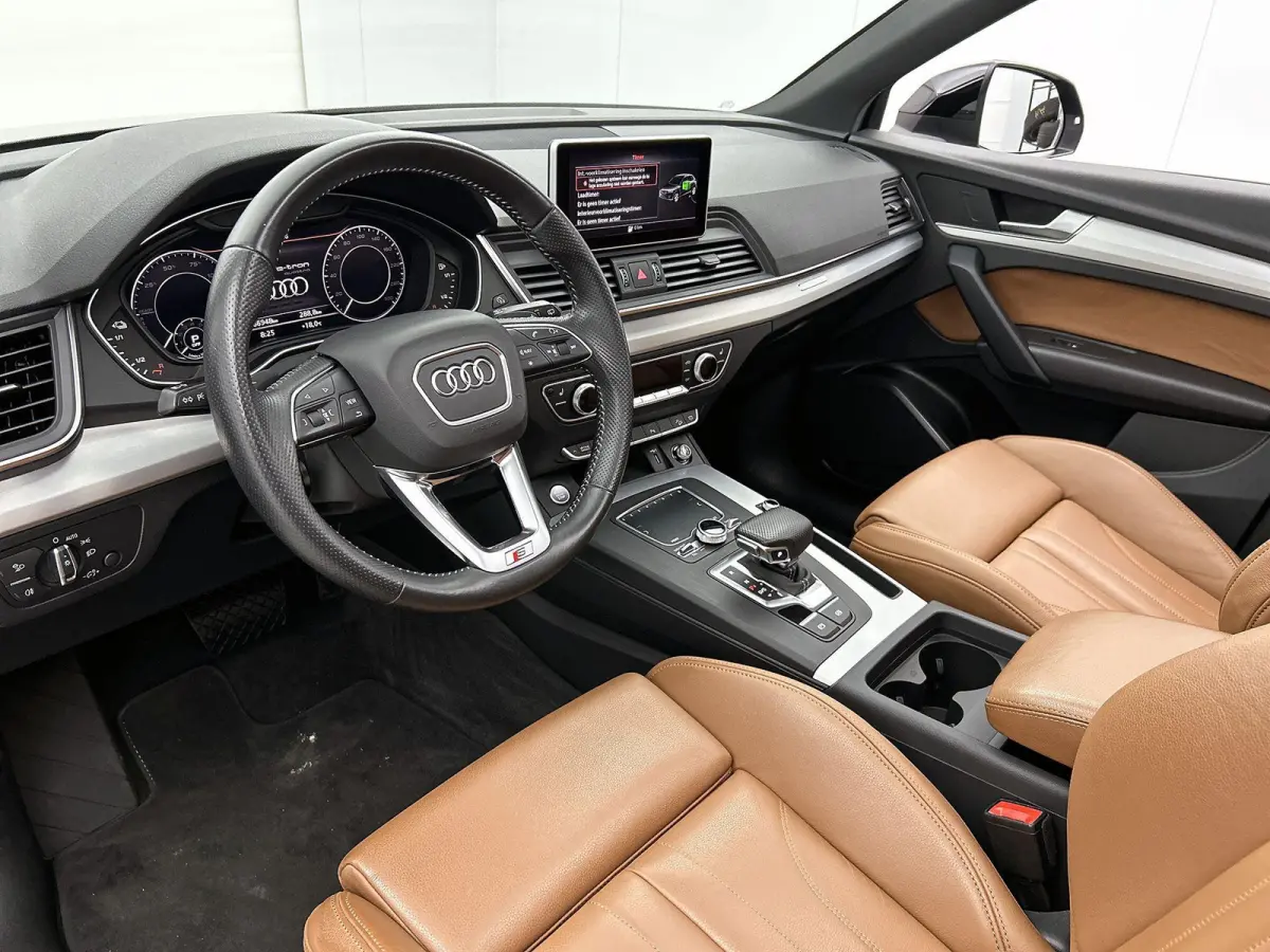 50 TFSI e quattro S edition 299 PK | S-line | Panoramadak | Luchtvering | Navigatie | Trekhaak | Stoelverwarming | Keyless | Apple Carplay | Android Auto | Lichtmetalen velgen | Leder |