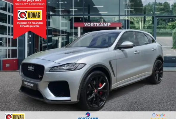 5.0 V8 SVR AWD 360-CAM/GLAS-DAK/ELEK-KLEP/MERIDIAN/DIG-DASH/HUD/22INCH