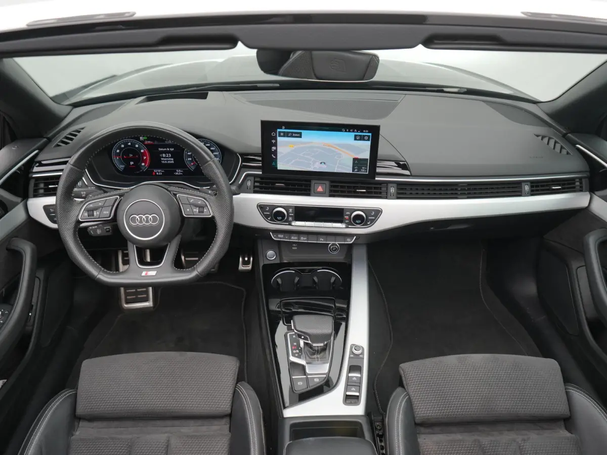 40 TFSI S edition 3X S-LINE | VIRTUAL | AUTOMAAT | HUD | NEK&STOELVERWARMING | S5 GRILL|  HALF LEDER | DODEHOEK DETECTIE | CAMERA | ADAPTIEF | KEYLESS | AFGEVLAKT STUURWIEL |