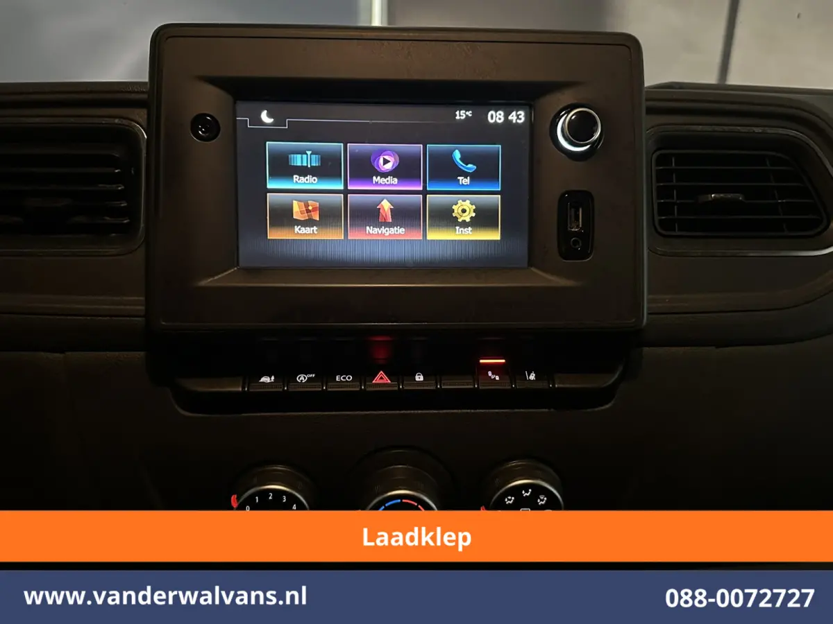 2.3 dCi 150pk L2H2 Euro6 Airco | Laadklep | 2x Zijdeur | Camera | Navigatie | LED | Cruisecontrol Parkeersensoren, Bijrijdersbank