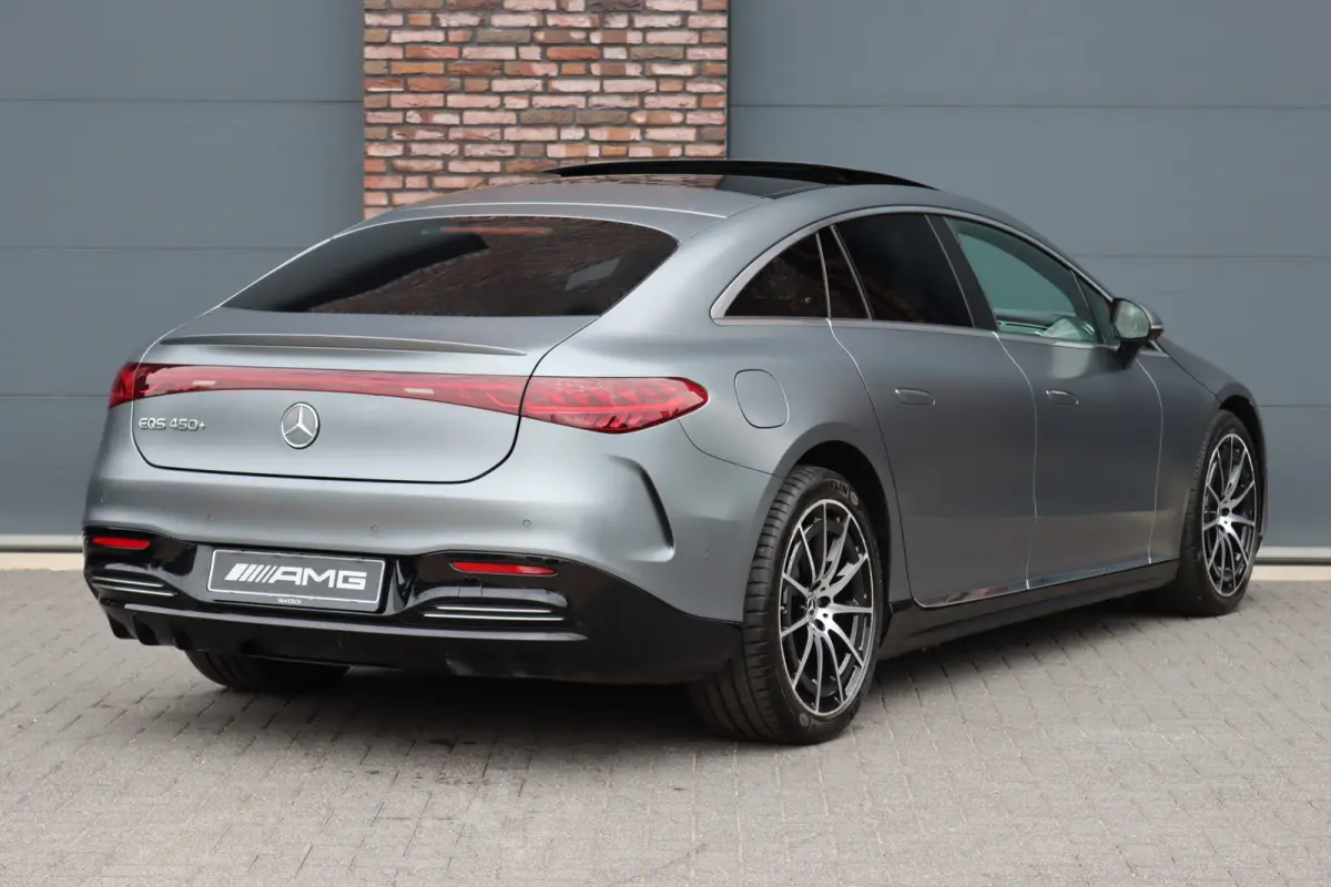 450+ AMG Line Premium+ 108 kWh | SoH 98,58% | Luchtvering | Achterasbesturing | Distronic+ | Burmester | Stoelventilatie | Massage | Digital Light | Panoramadak | HUD | Verwarmd Stuurwiel |