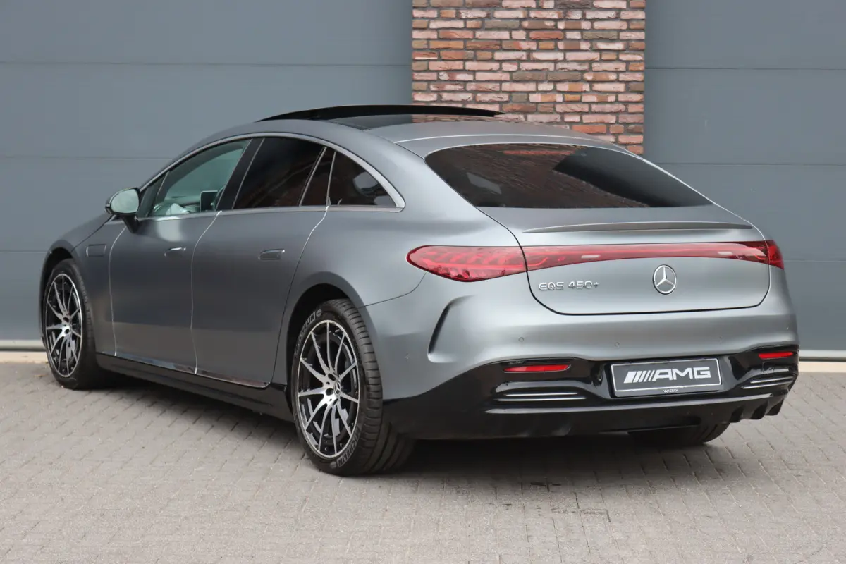 450+ AMG Line Premium+ 108 kWh | SoH 98,58% | Luchtvering | Achterasbesturing | Distronic+ | Burmester | Stoelventilatie | Massage | Digital Light | Panoramadak | HUD | Verwarmd Stuurwiel |