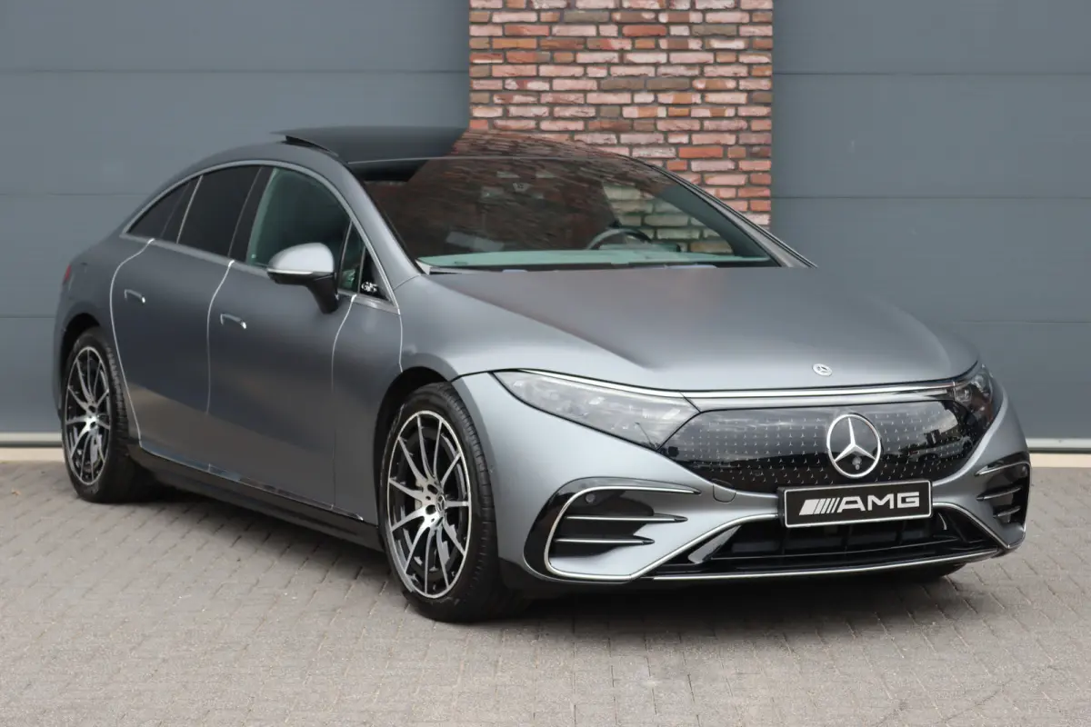 450+ AMG Line Premium+ 108 kWh | SoH 98,58% | Luchtvering | Achterasbesturing | Distronic+ | Burmester | Stoelventilatie | Massage | Digital Light | Panoramadak | HUD | Verwarmd Stuurwiel |