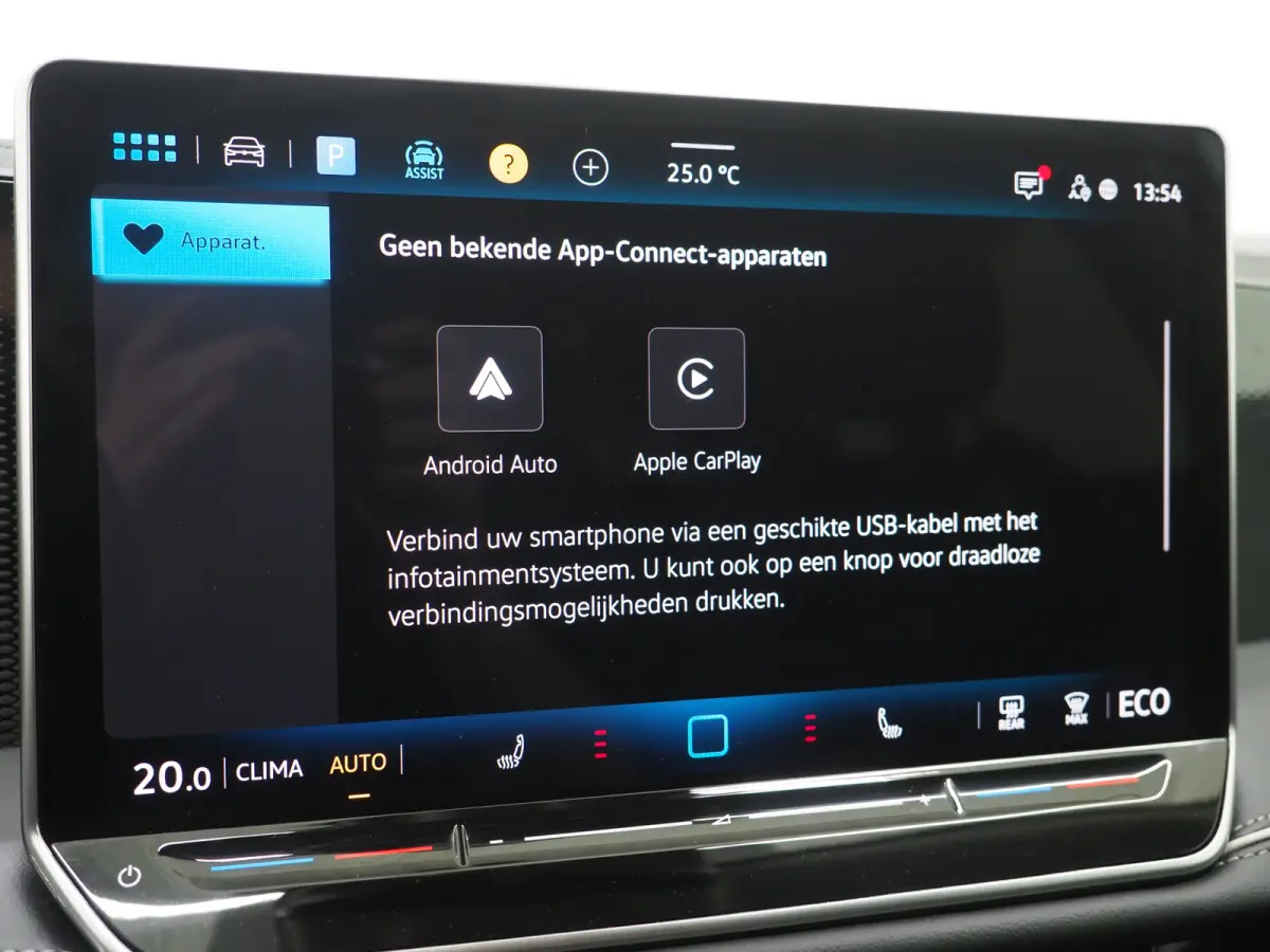 1.5 eHybrid 204PK | Leder/Alcantara | Massage | Trekhaak | HUD | Camera | Adaptive Cruise | Sfeerlicht | Carplay