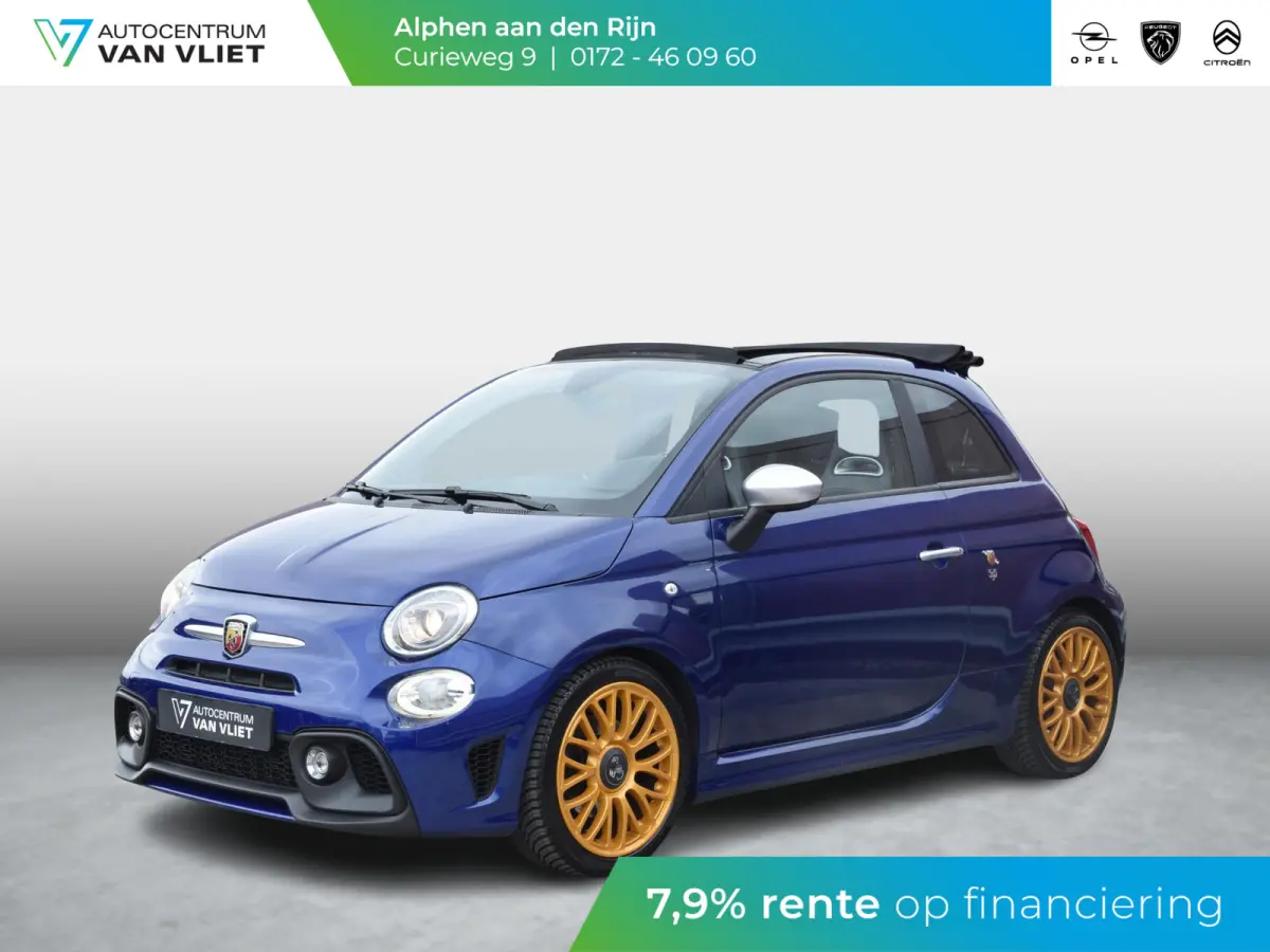 1.4 T-Jet Abarth Turismo 595 | ZWART LEDEREN BEKLEDING | NAVI | CLIMATE CONTROL | PARKEERSENSOREN | 165 PK | NL AUTO |