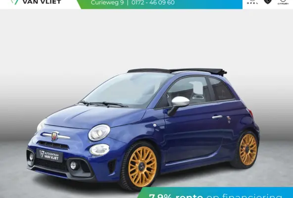 1.4 T-Jet Abarth Turismo 595 | ZWART LEDEREN BEKLEDING | NAVI | CLIMATE CONTROL | PARKEERSENSOREN | 165 PK | NL AUTO |