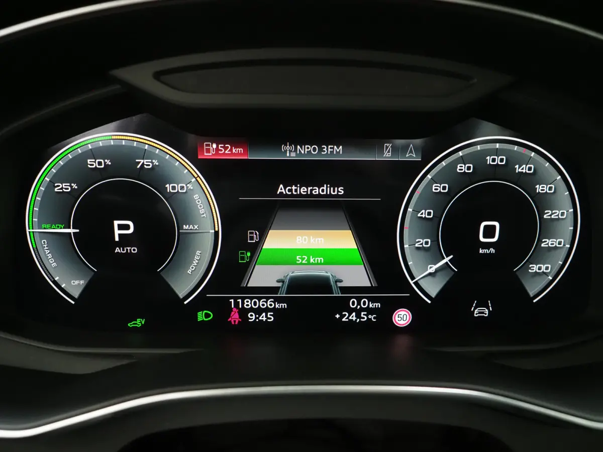 50 TFSI e quattro | Leder | Trekhaak | 360 | Sfeerlicht | Memory | Keyless | Adaptive Cruise | Carplay