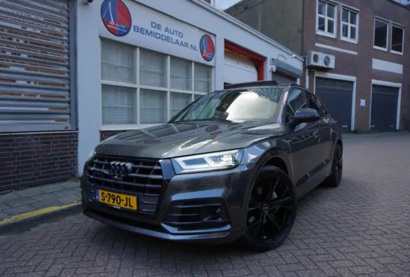2.0 TFSI Quattro Sport S-Line | Luchtvering | Pano | HUD | B&O | Sfeer | Apple | Adaptive | 21inch | Designo Lederen interieur | Standkachel
