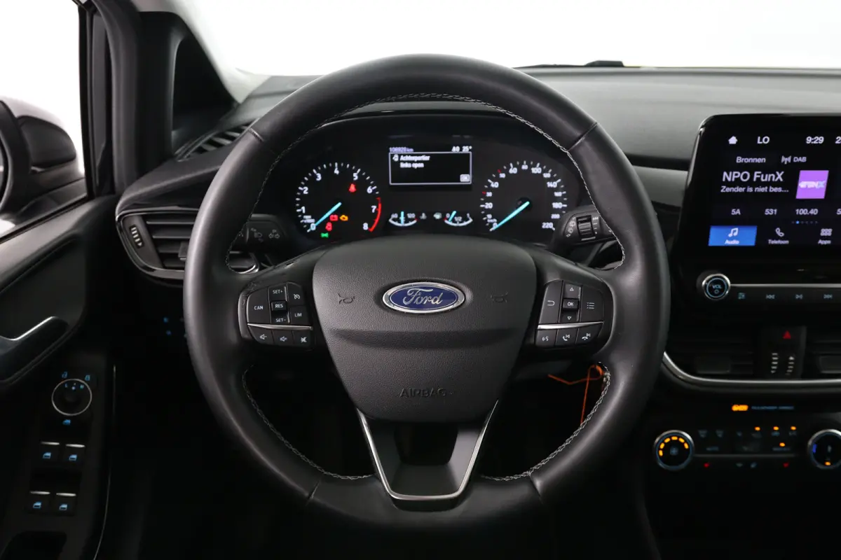 1.0 EcoBoost Titanium | Dealer Onderhouden! | Open Dak | Winterpakket | Navi By App | Clima | Parkeersensoren | DAB | Cruise Control | Lichtmetalen Velgen