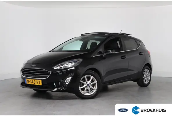 1.0 EcoBoost Titanium | Dealer Onderhouden! | Open Dak | Winterpakket | Navi By App | Clima | Parkeersensoren | DAB | Cruise Control | Lichtmetalen Velgen