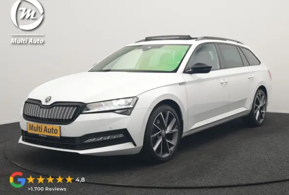 1.4 TSI iV Sportline Business PHEV 218pk Dealer O.H. | Panodak | Adaptive Cruise | Camera | Canton Audio | Alcantara Sportstoelen Memory & Verwarmd | Sfeerverlichting | Keyless | Crystal LED