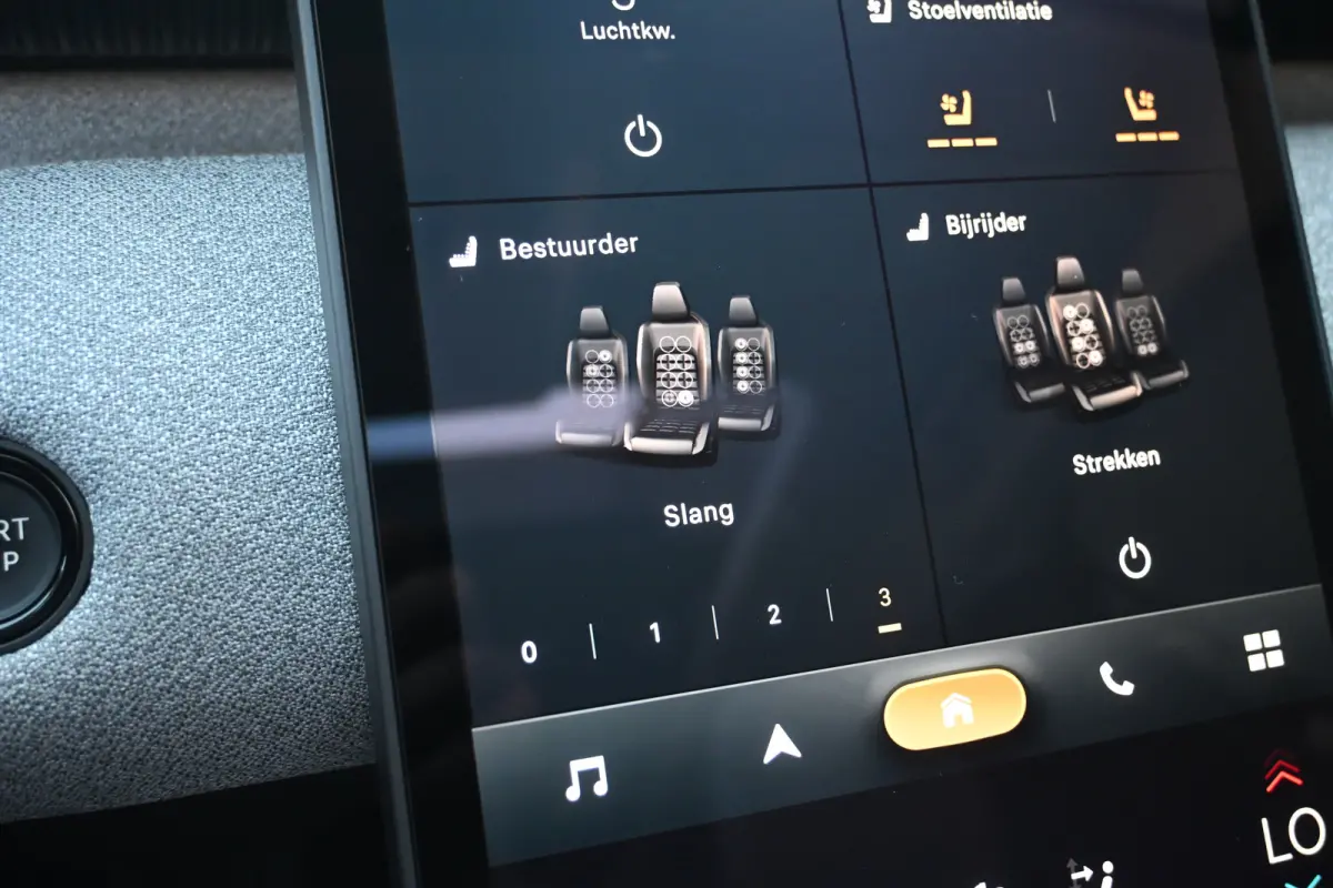 Max Comfort Range 73 kWh tot 8 jaar garantie! 99% SOH | Schuif-/Kanteldak | Navigatie | Massagestoelen | Leder | Adaptive Cruise | HUD | Stoel/Stuuverwarming | !!