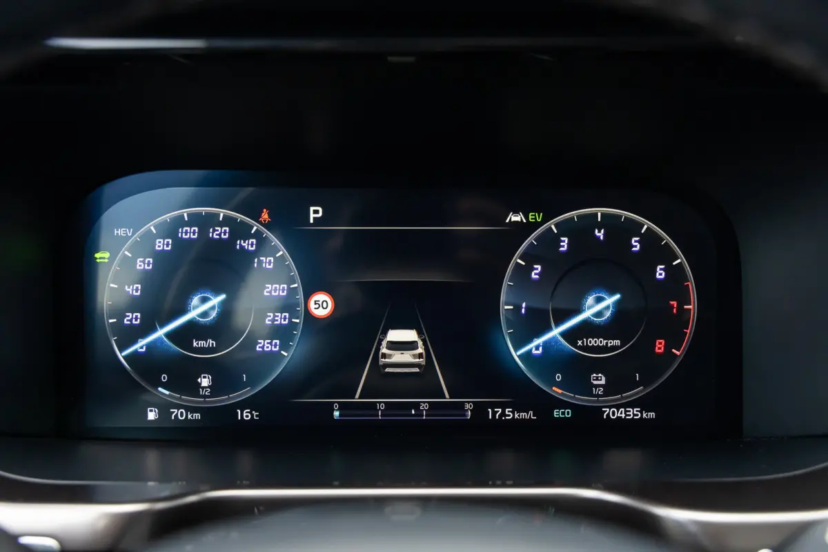 1.6 T-GDI Plug-in Hybrid 4WD DynamicLine 7p. | Trekhaak | 7-zitter! | Cruise adaptief | Stoel/stuur verwarming | Camera | Elektrisch verstelbare bestuurdersstoel | Winterset | Achteruitrijca