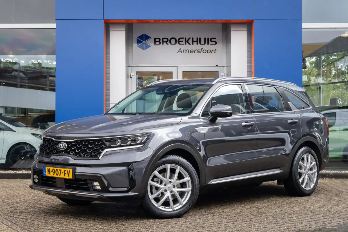 1.6 T-GDI Plug-in Hybrid 4WD DynamicLine 7p. | Trekhaak | 7-zitter! | Cruise adaptief | Stoel/stuur verwarming | Camera | Elektrisch verstelbare bestuurdersstoel | Winterset | Achteruitrijca