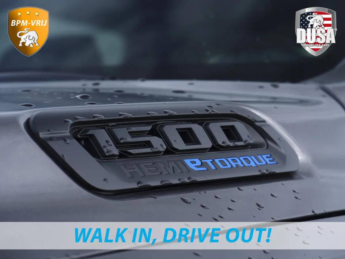 1500 | Laramie Sport | 5.7 V8 | HEMI | 4x4 | Crew Cab Panoramadak | Leder | Uconnect touchscreen | Nieuw binnen!