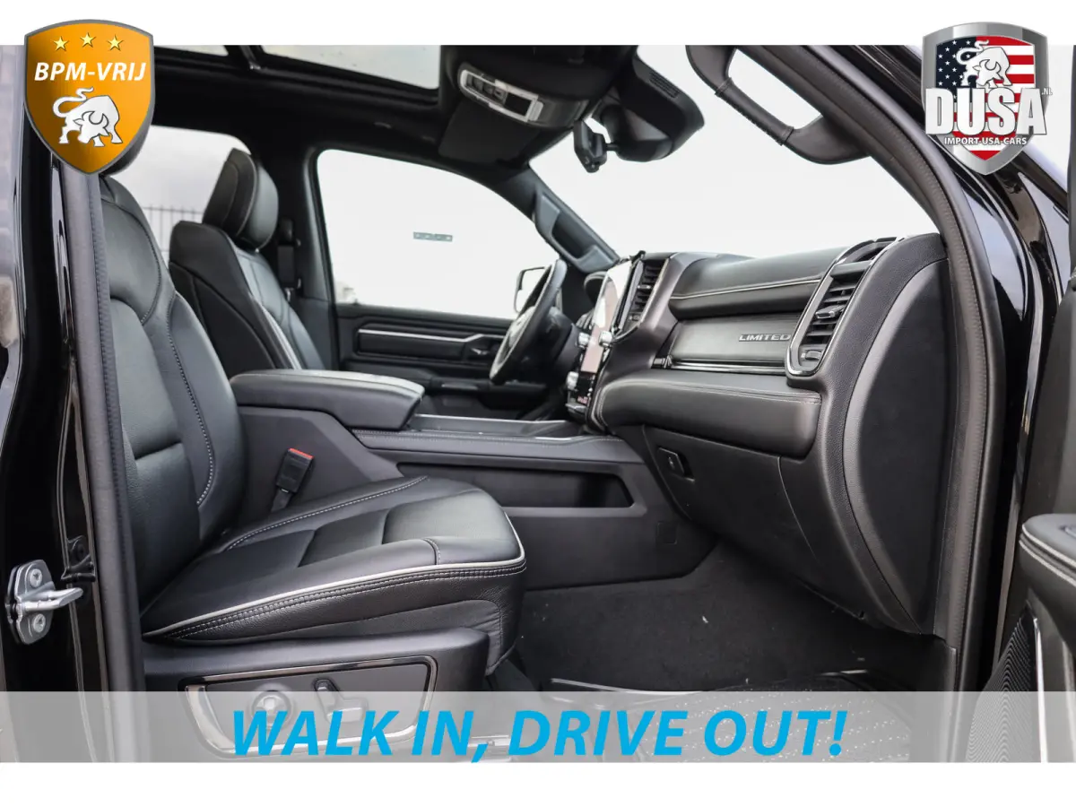 1500 | Limited | 5.7 V8 | HEMI | Night Edition | Panorama dak  | Luchtvering | BPM-VRIJ | Bright white Getoonde accessoires zijn verkrijgbaar tegen meerprijs