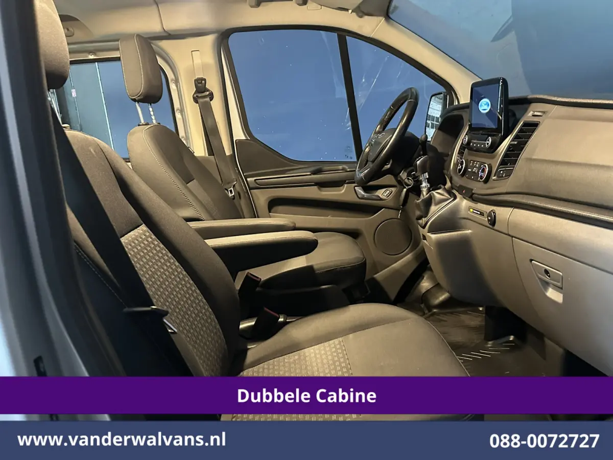 2.0 TDCI 131pk L2H1 Dubbele Cabine Euro6 Airco | 5-Zits | Camera | Apple Carplay | LED | 2800kg Trekhaak Android Auto, Cruisecontrol, Parkeersensoren, Stoelverwarming, Verwarmde voorruit, Da