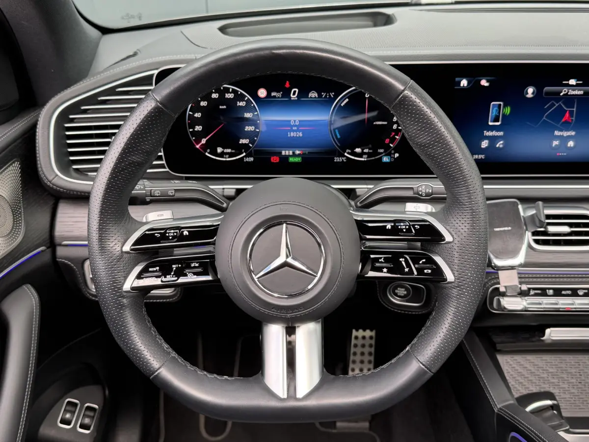 400 e 4MATIC AMG Line Premium + 22"/Airmatic/Panoramadak/Burmester /Trekhaak/Leder + memory/Stuur + stoelverwarming v+a/Stoelkoeling/Head-up/Keyless/360 camera
