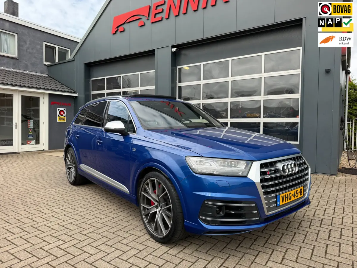 SQ7 4.0 TDI SQ7 quattro / Pano / Night Vision / AWS / Head Up / Alcantara / Grijs kenteken .