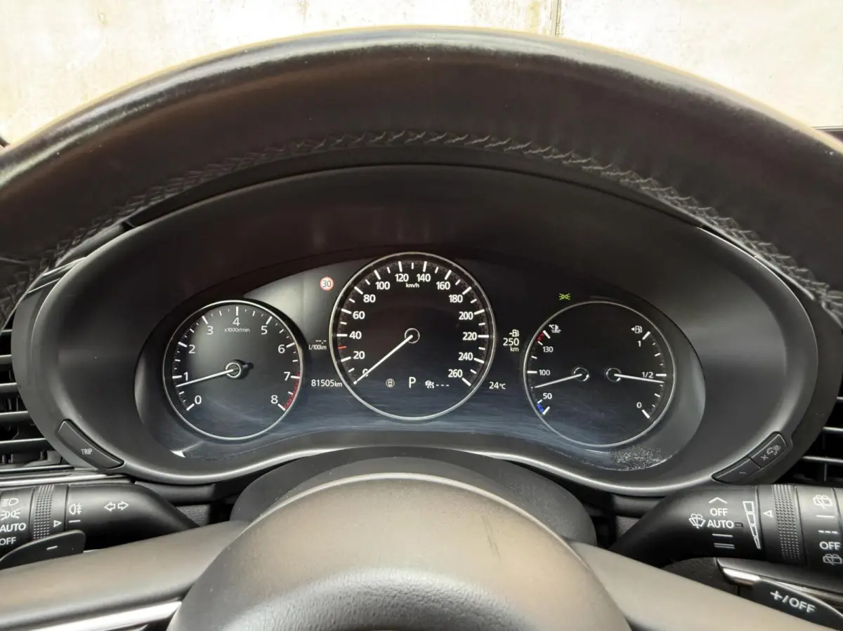 2.0 e-SkyActiv-G M Hybrid Luxury | Bose Audio | HUD | Blindspot | Adaptieve Cruise | Camera | Leder |
