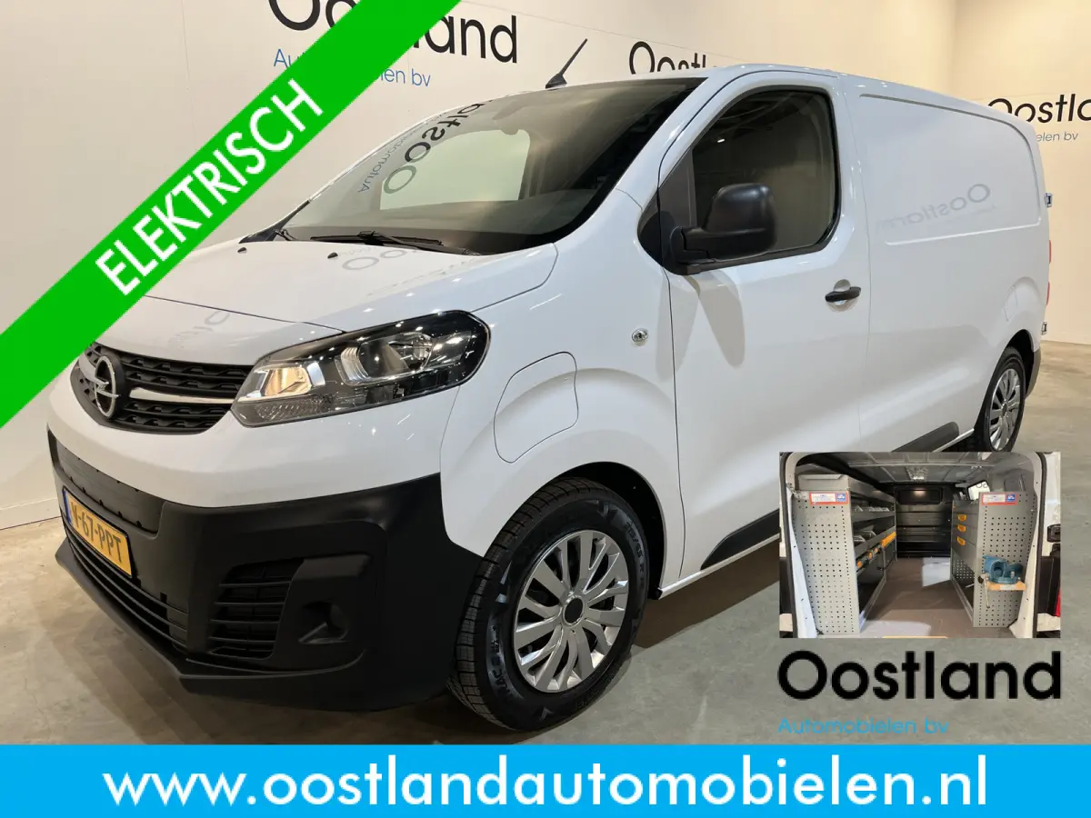 L2H1 Edition 75 kWh / 100% Elektrisch !! / Servicebus / Kast-inrichting / Airco / Cruise Control / PDC / 3-Zits / 21.400 KM !!