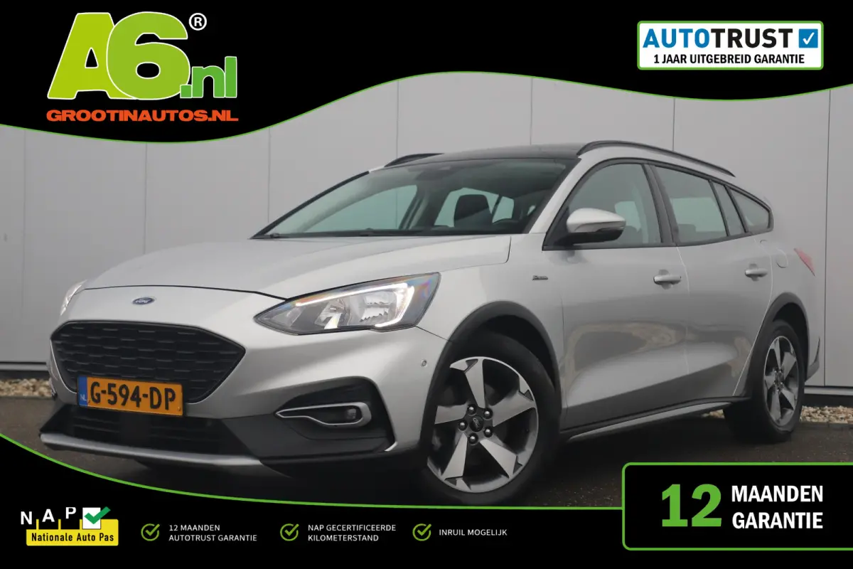 1.5 EcoBlue Active Business Panoramadak 17 inch LMV Navigatie Carplay Android LED Achteruitrijcamera Cruise Parkeersensor Unieke auto!