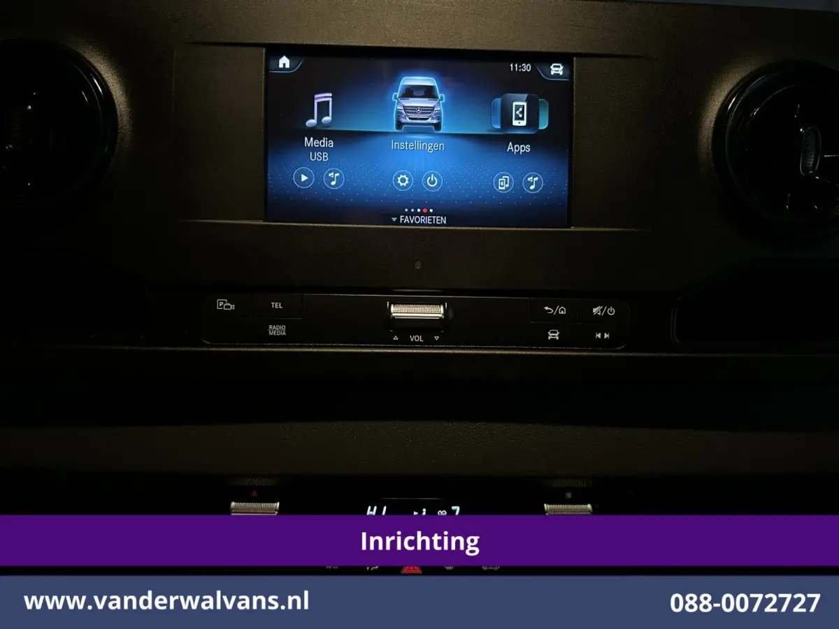 316 CDI 164pk 2800kg Trekhaak L2H2 Inrichting Euro6 Airco | Omvormer | Imperiaal | Camera Apple Carplay, Cruisecontrol, Android Auto, Parkeersensoren