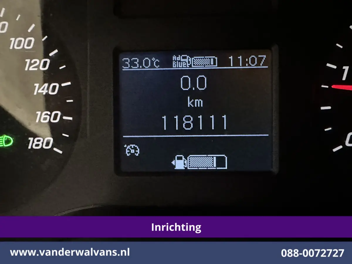 316 CDI 164pk 2800kg Trekhaak L2H2 Inrichting Euro6 Airco | Omvormer | Imperiaal | Camera Apple Carplay, Cruisecontrol, Android Auto, Parkeersensoren