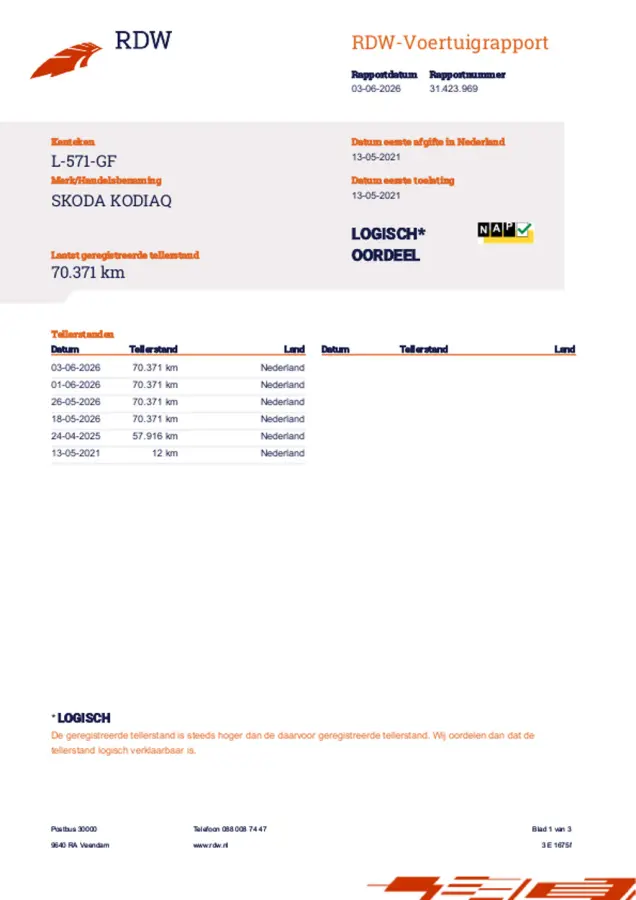 Sportline Business 1.5TSi DSG | Camera | Carplay | Navigatie |