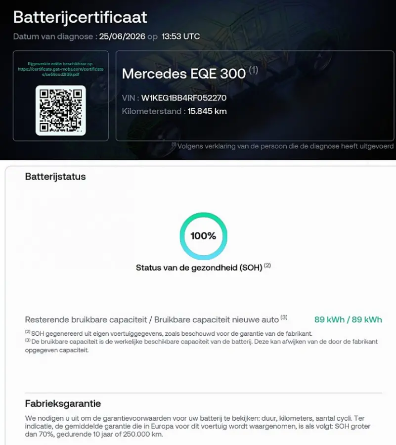 300 Sport Edition AMG 89 kWh SOH 100%| PANORAMADAK | BURMESTER ✅ 1e Eigenaar