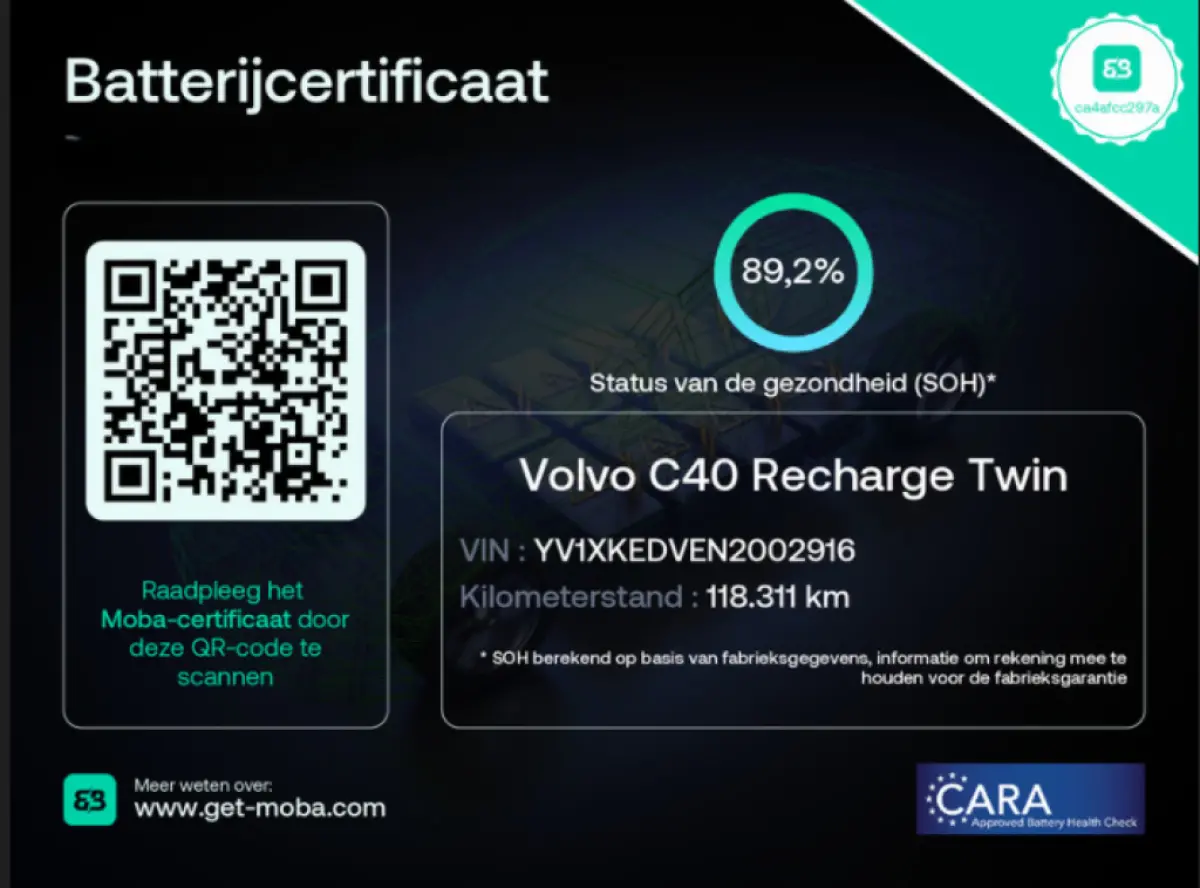 Recharge Twin 78 kWh - Panorama, Carplay, 360 Camera, Half Leer, Memory, SOH 89,2%