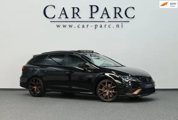 2.0 TSI 4DRIVE CUPRA R 300+PK LED/CARBON/VIRTUAL/SFEER/PANO/ALCANTARA+S.VERWARMING/19" LMV/CAM/ACC/12 MND GARANTIE!