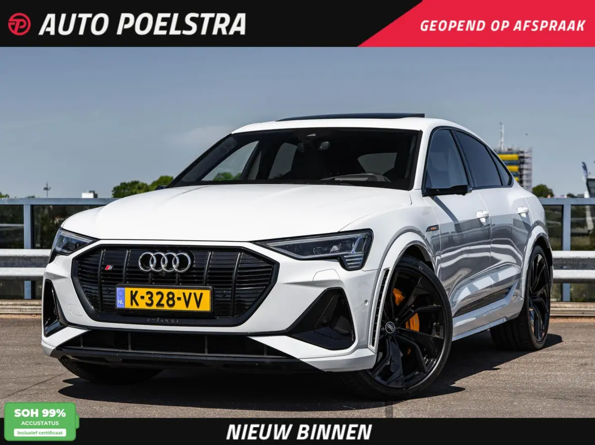 S quattro 95 kWh 503 PK | SOH 99% | Panoramadak | RS-zetels | HUD | B&O | ACC | 360 Camera | Soft-Close | Luchtvering | 23" | incl. BTW