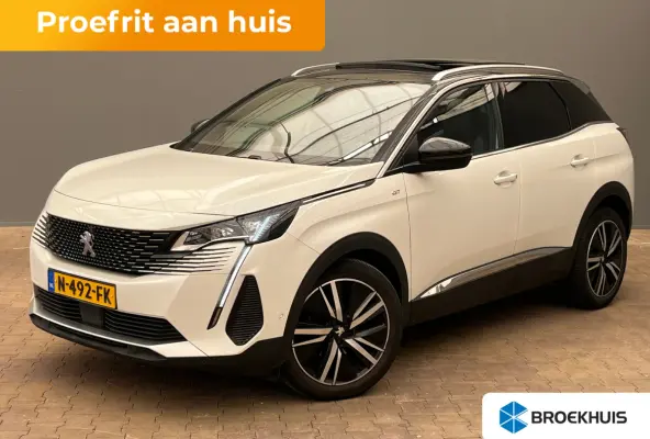 1.2 PureTech Blue Lease GT VOL!! | Panorama Dak | Alcantara stoelen met elek. verstelling en Massage | Stoelverwarming | Elek. Achterklep | Adaptieve Cruise | Carplay | Apple Carplay/Android