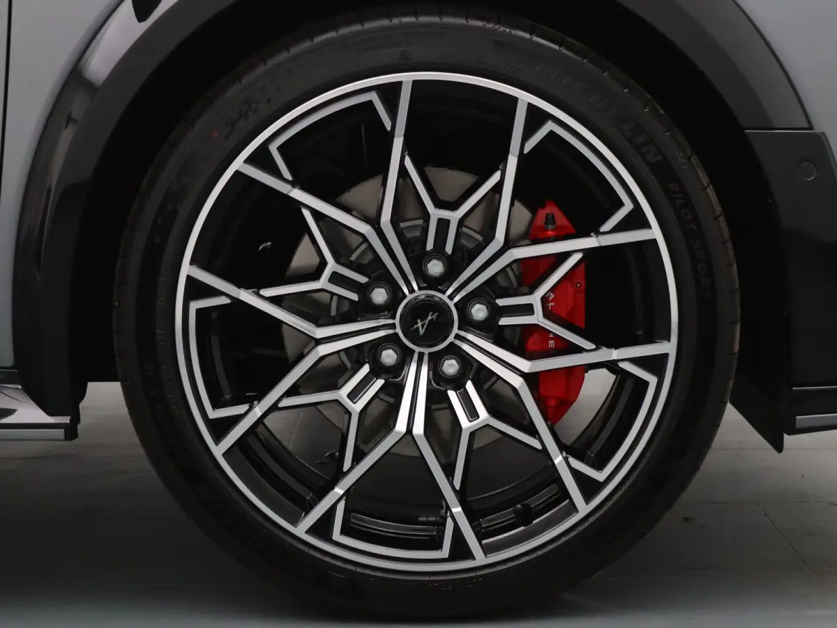 GT Premium 52 kWh Lichtmetalen Velgen 19" Snowflake Diamantee / Remklauwen rood Daklijst Hypersatin | Franse vlag op C-stijl