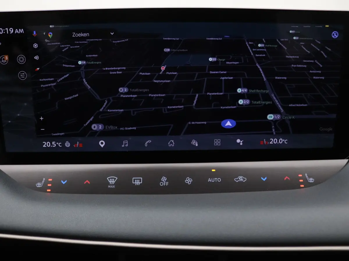 Evolve 52 kWh Head-up display