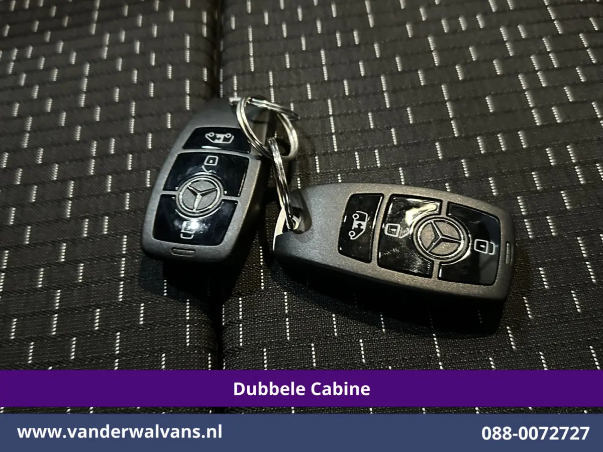 116 CDI 164pk 9G-Tronic Automaat L2H1 Dubbele Cabine Fabrieksgarantie Euro6 Airco | 2x Zijdeur | 5-Zits | Camera | Navigatie LED, LM Velgen, 2500kg Trekhaak, Adaptieve Cruisecontrol, Parkeer